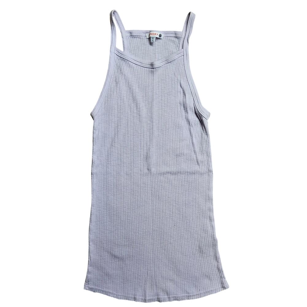 Sundry Ribbed Jersey Racerback Tank Size 2 - Picture 2 of 3